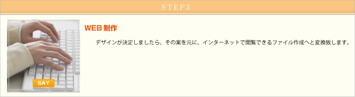 WEB制作の流れ（制作）